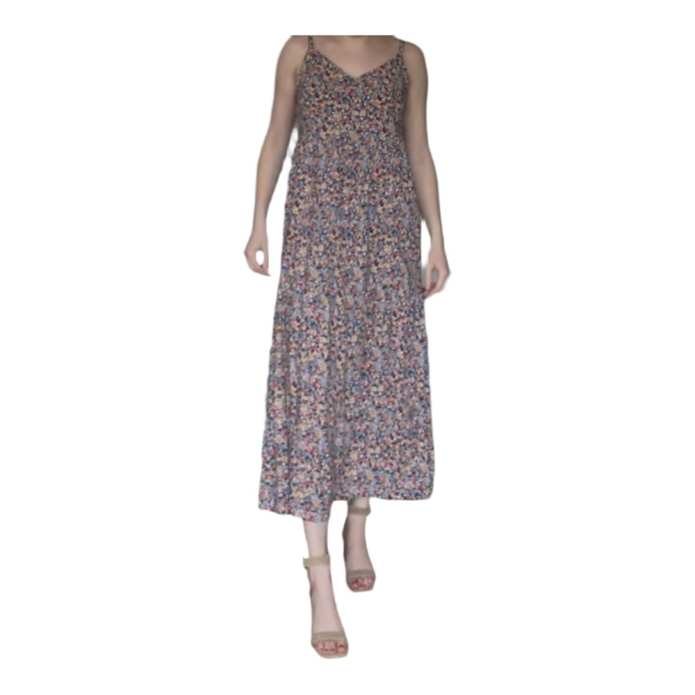 floral cami maxi dress